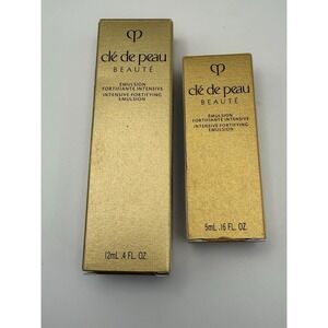 2 Cle de Peau Beaute Intensive Fortifying Emulsion Travel Sizes 0.4oz & 0.16oz